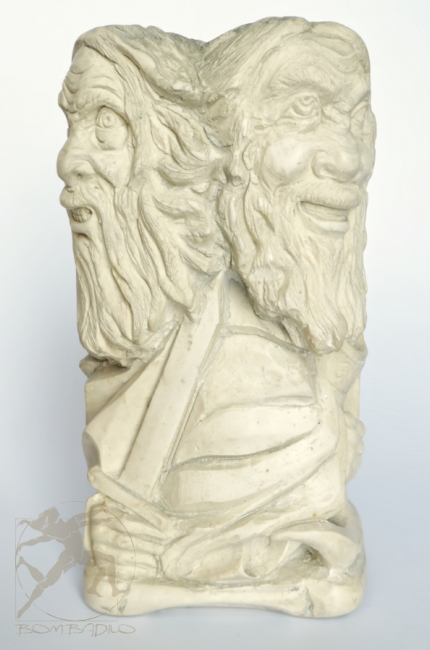 Ręczna rzeźba wapienna mitologia Słowian. Ekskluzywne elementy rzeźbione do wnętrz płaskorzeźby dekoracje